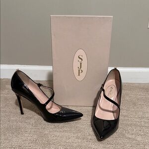 SJP by Sarah Jessica Parker Black Patent Heels